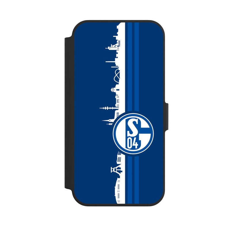 iPhone 13 Pro NIVOflip Schalke 04 Skyline Blau