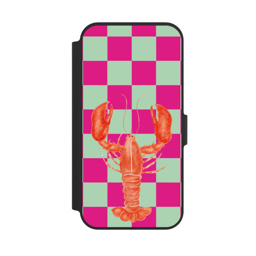 Apple iPhone 13 Pro NIVOflip Pink Checkers Lobster