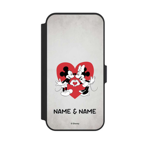 Apple iPhone 13 Pro NIVOflip Minnie und Micky Personalisierbar