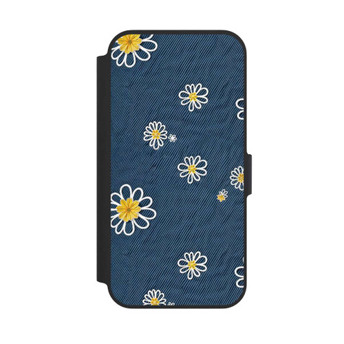 Apple iPhone 13 Pro NIVOflip Jeans Flowers Pattern with AI