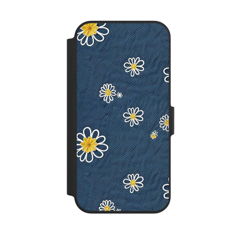 iPhone 13 Pro NIVOflip Jeans Flowers Pattern with AI