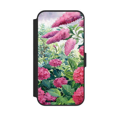 Apple iPhone 13 Pro NIVOflip Garden Hydrangeas and Buddleia by Christopher Ryland