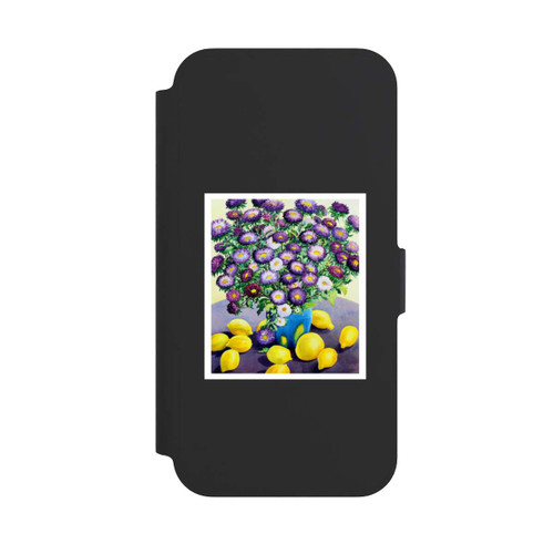 Apple iPhone 13 Pro NIVOflip Purple Asters and Lemons by Christopher Ryland