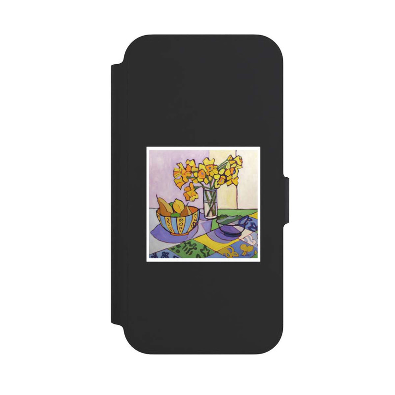 iPhone 13 Pro NIVOflip Daffodil Patchwork, 2023, by Catherine J Martzloff