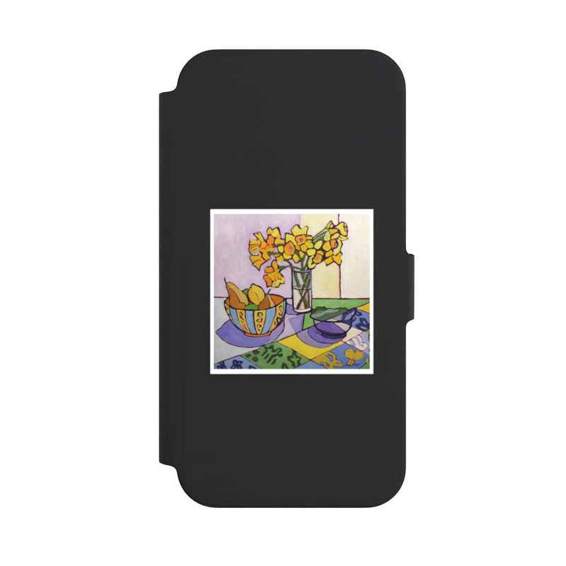 iPhone 13 Pro NIVOflip Daffodil Patchwork, 2023, by Catherine J Martzloff