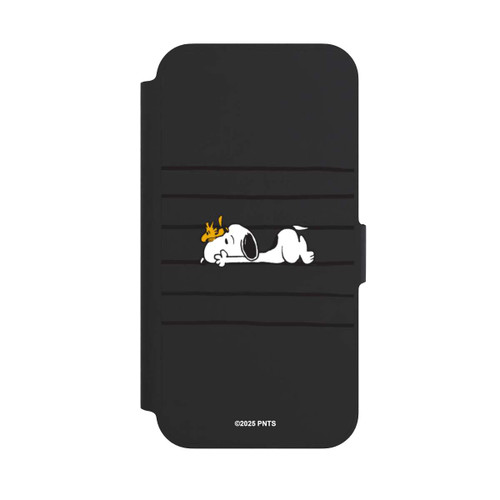 Apple iPhone 13 Pro NIVOflip Snoopy Woodstock Streifen Peanuts Transparent