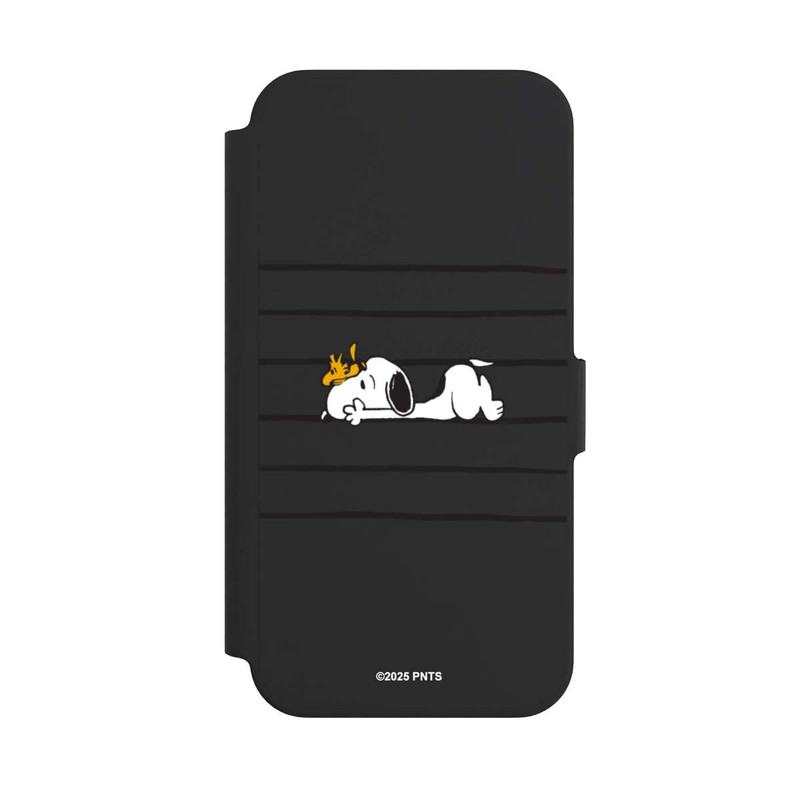 iPhone 13 Pro NIVOflip Snoopy Woodstock Streifen Peanuts Transparent