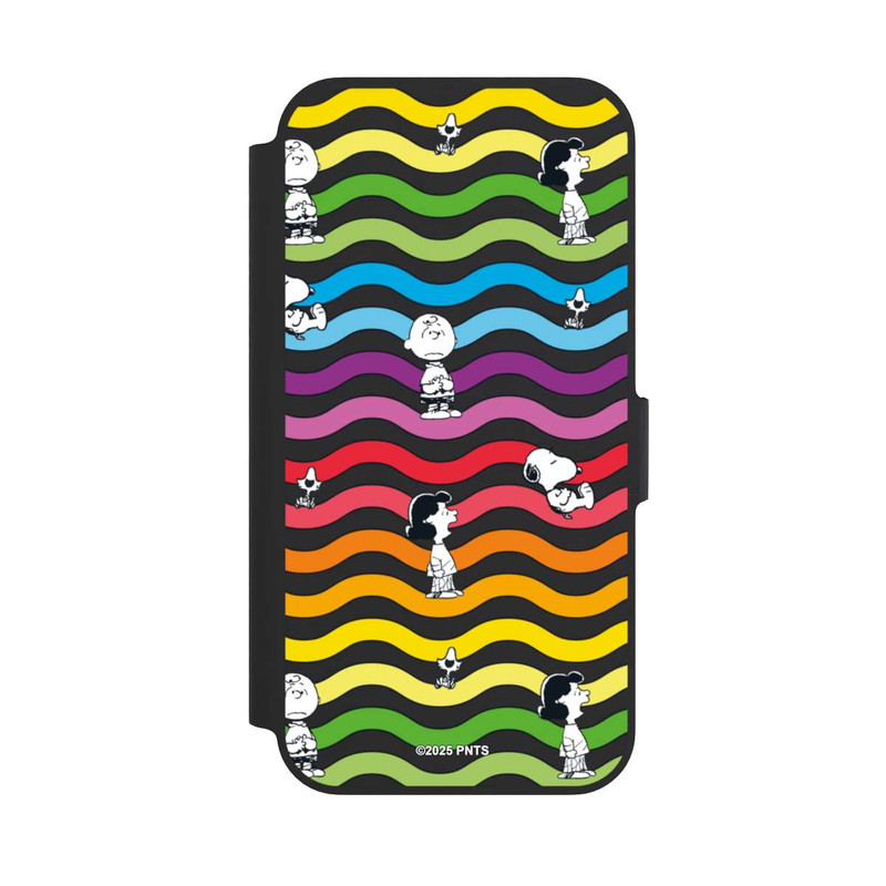 iPhone 13 Pro NIVOflip Snoopy Pattern Rainbow Transparent