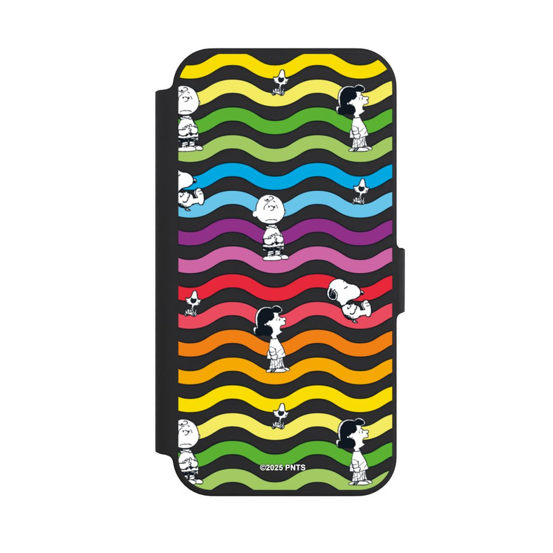 iPhone 13 Pro NIVOflip Snoopy Pattern Rainbow Transparent