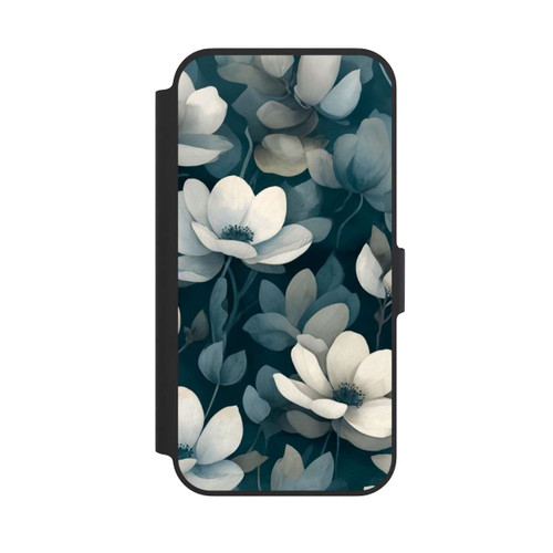 Apple iPhone 13 Pro NIVOflip Negative Flower Petrol White with AI