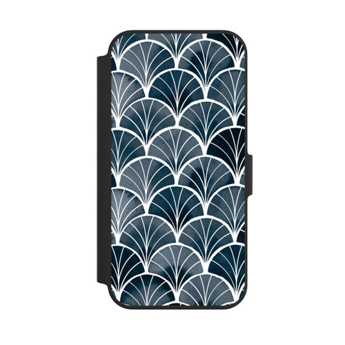 Apple iPhone 13 Pro NIVOflip Botanische Brise Art Deco Grau
