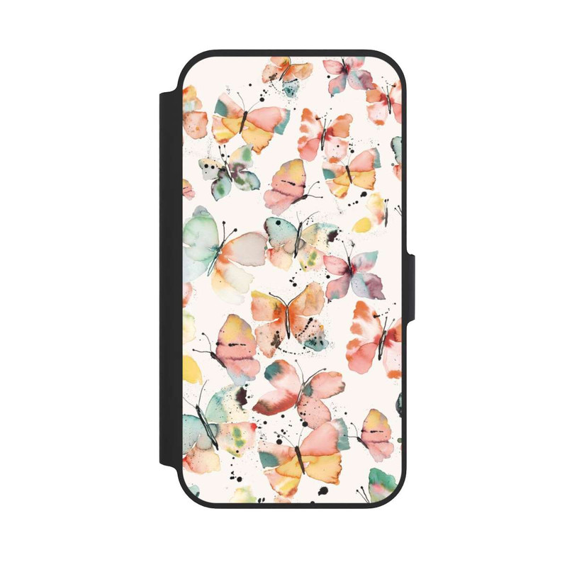 iPhone 13 Pro NIVOflip Sanfte Schmetterlinge Muster