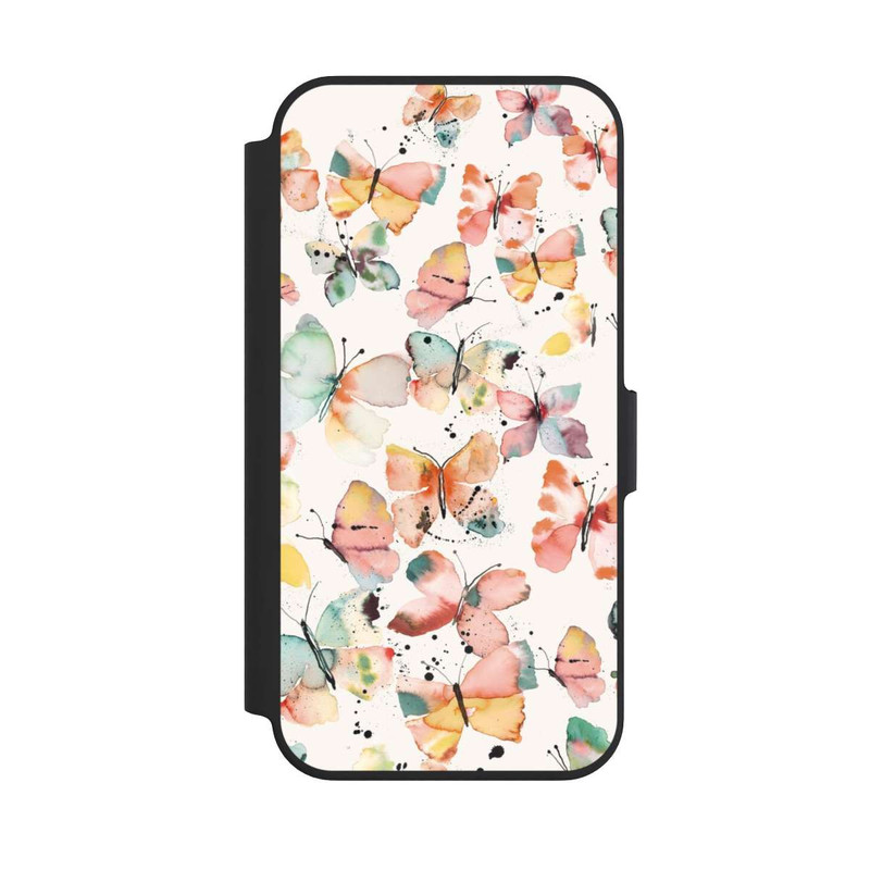 iPhone 13 Pro NIVOflip Butterflies Watercolor Pattern