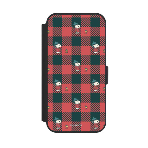 Apple iPhone 13 Pro NIVOflip Peanuts Red Tartan Pattern