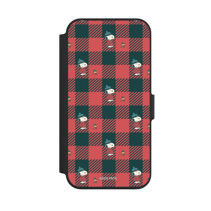 iPhone 13 Pro NIVOflip Peanuts Red Tartan Pattern