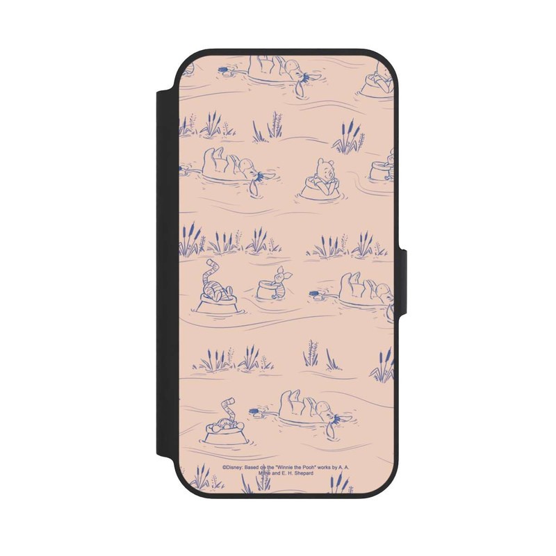 iPhone 13 Pro NIVOflip Winnie l'Ourson Pont Rose à Motif Céramique