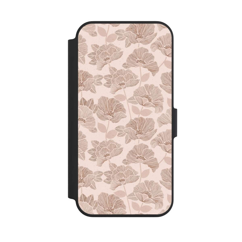iPhone 13 Pro NIVOflip Brown Floral Block