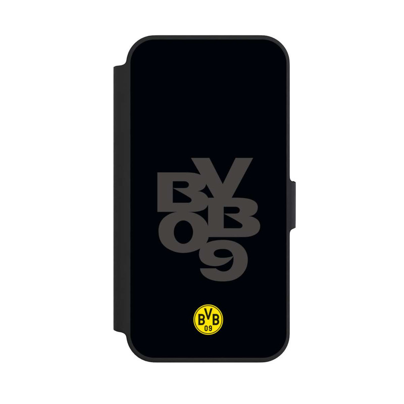 iPhone 13 Pro NIVOflip BVB09 Grau Schwarz
