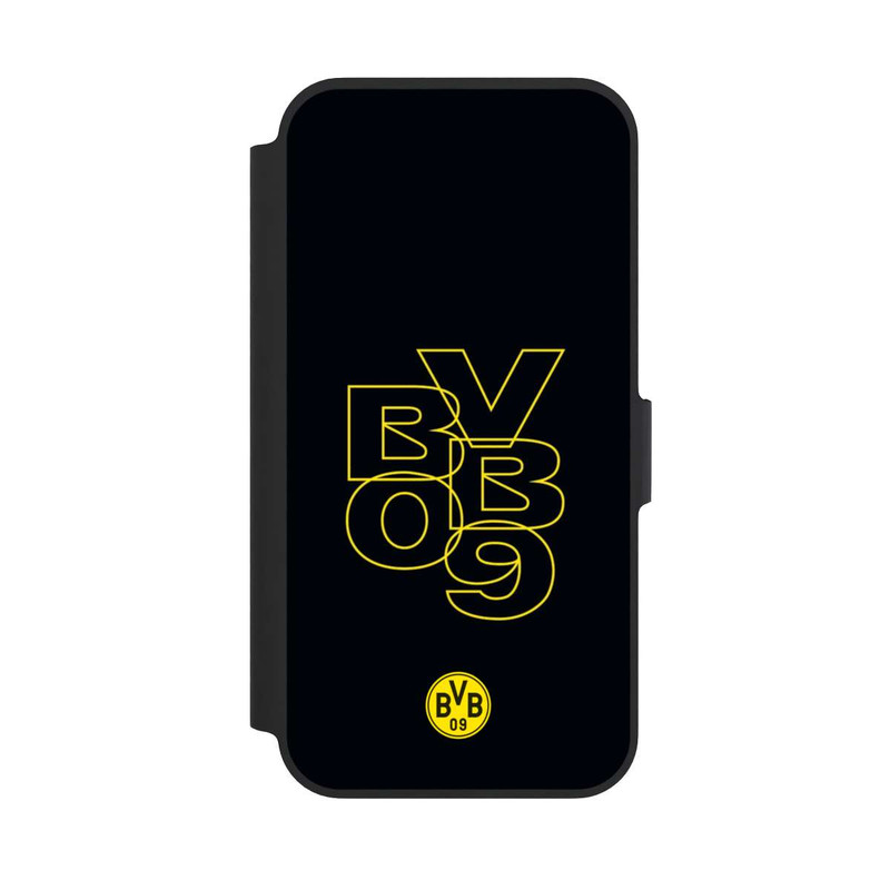 iPhone 13 Pro NIVOflip BVB09 Gelb Schwarz