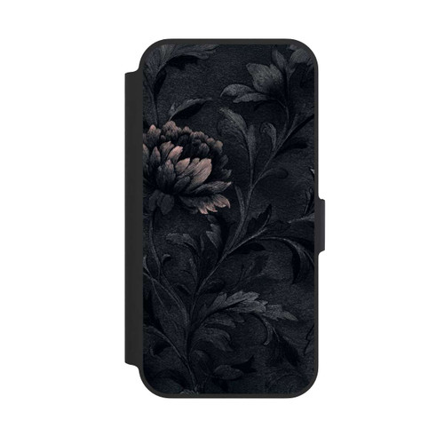 Apple iPhone 13 Pro NIVOflip Dunkles Blumenmuster Vintage