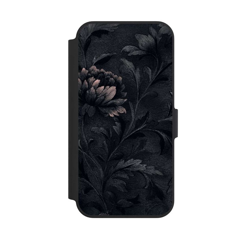 iPhone 13 Pro NIVOflip Flower Pattern Dark Vintage