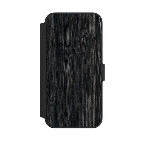Apple iPhone 13 Pro NIVOflip Dunkle Holzstruktur
