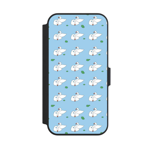 Apple iPhone 13 Pro NIVOflip Ducks Pattern Blue Pond