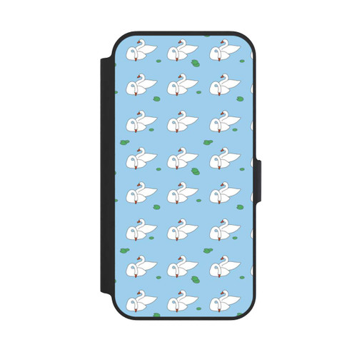 Apple iPhone 13 Pro NIVOflip Ducks Pattern Blue Pond