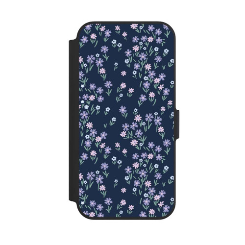 Apple iPhone 13 Pro NIVOflip Dark Blue Floral Theme