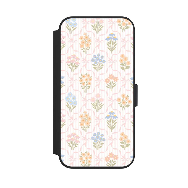 iPhone 13 Pro NIVOflip Vintage Frühlingsblumenstrauß im Cottagecore Stil