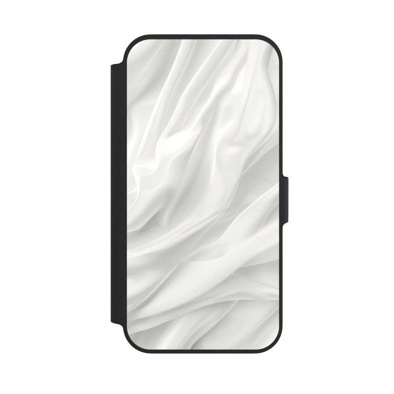 iPhone 13 Pro NIVOflip Texture Lisse Satinée Blanche avec IA