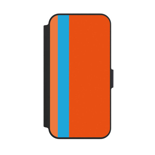 Apple iPhone 13 Pro NIVOflip Streifen Orange Blau