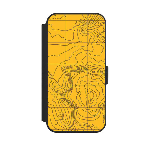 Apple iPhone 13 Pro NIVOflip Berg gelbe Linien