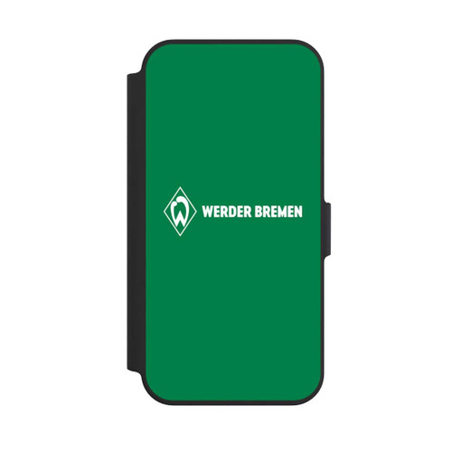 Apple iPhone 13 Pro NIVOflip Werder Bremen Schriftzug Raute Grün