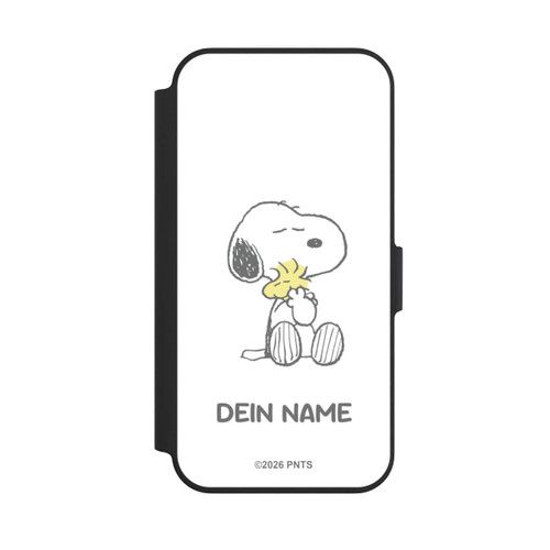 Apple iPhone 13 Pro NIVOflip Snoopy And Woodstock Cuddling Personnalisable