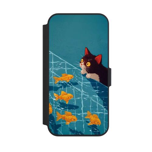 Apple iPhone 13 Pro NIVOflip Die Katze im Pool mit KI