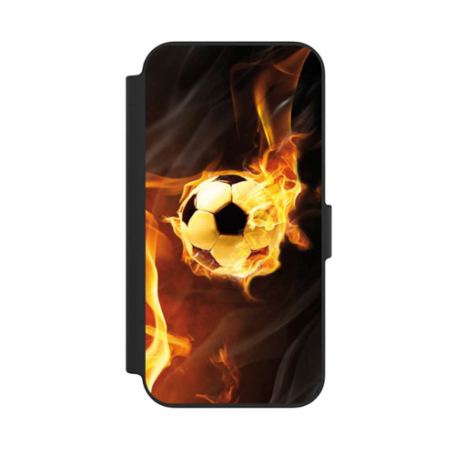 Apple iPhone 13 NIVOflip Fußball in Flammen
