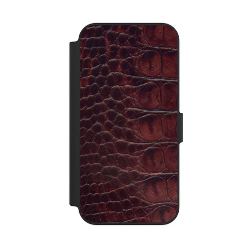 Apple iPhone 13 NIVOflip Cuir de Crocodile