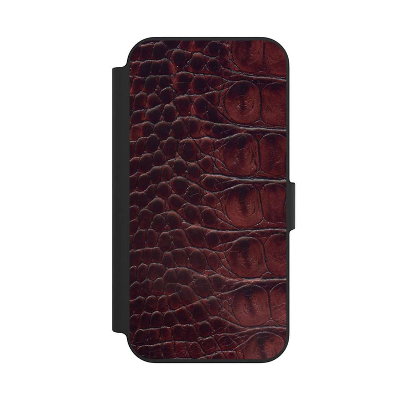 iPhone 13 NIVOflip Cuir de Crocodile
