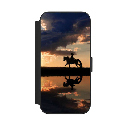 Apple iPhone 13 NIVOflip Ausritt im Sonnenuntergang
