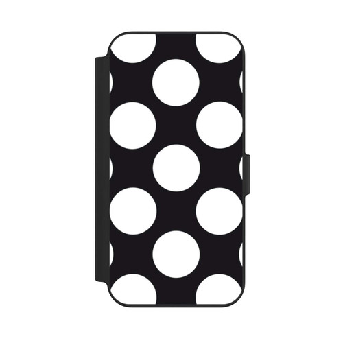 Apple iPhone 13 NIVOflip Big Dots - black