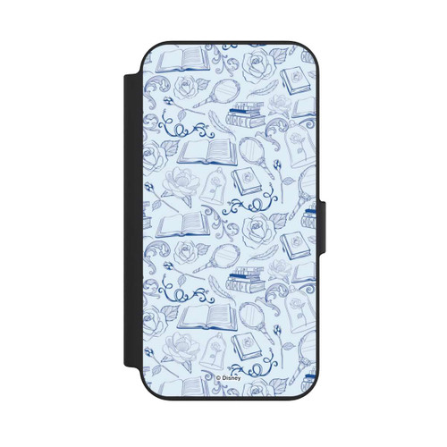 Apple iPhone 13 NIVOflip Beauty and Beast Pattern Blue