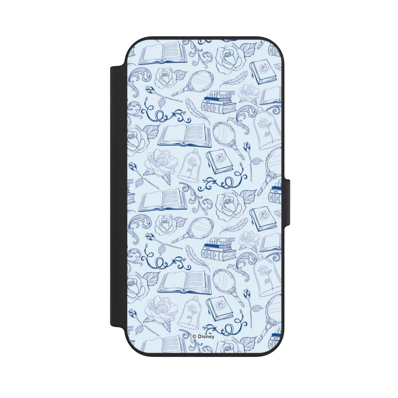 iPhone 13 NIVOflip Beauty and Beast Pattern Blue