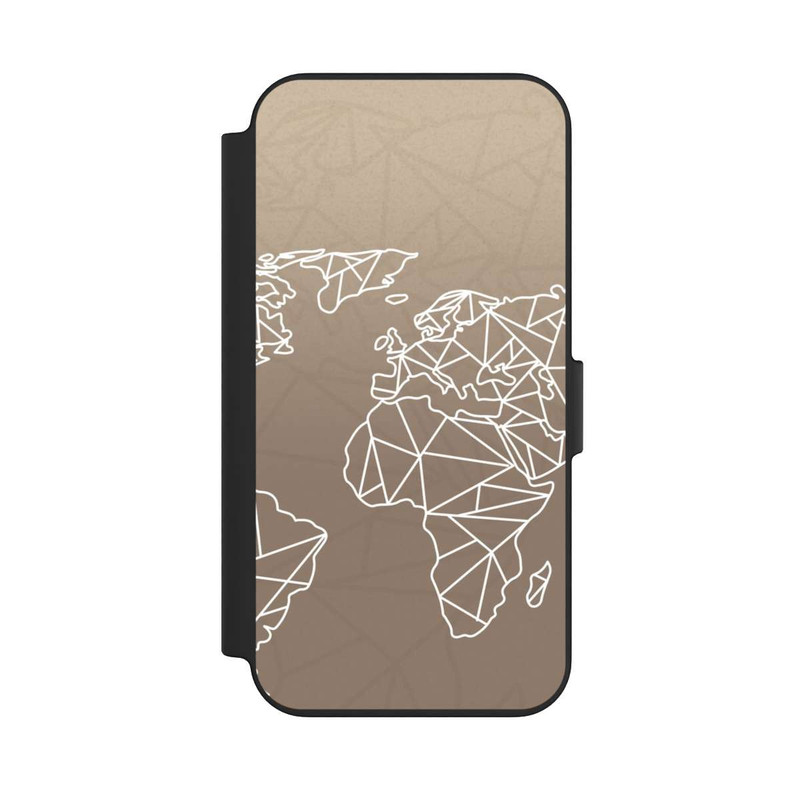 iPhone 13 NIVOflip Worldmap Polygon