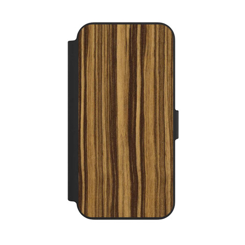 Apple iPhone 13 NIVOflip Look Bois d'Ébène Macassar Clair