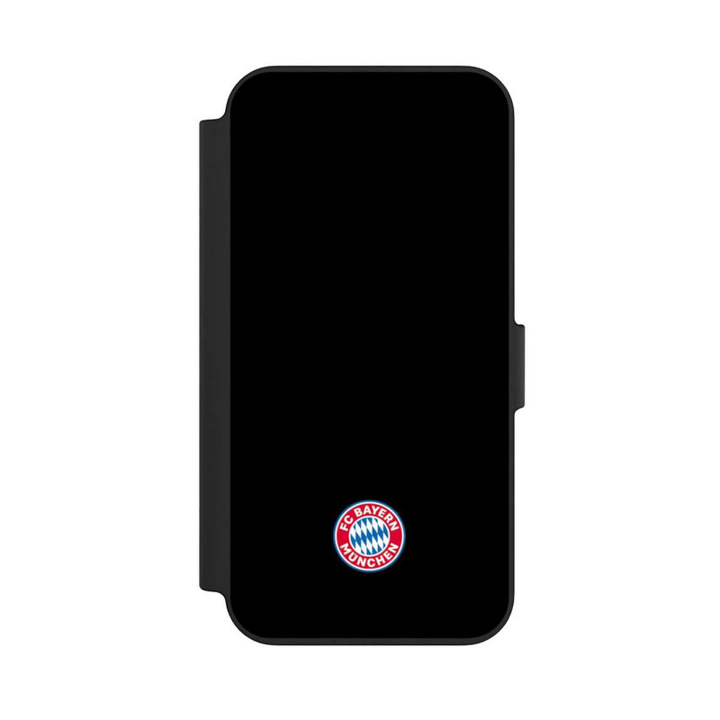 iPhone 13 NIVOflip Logo FCB Classique Petit - Coloré sur Fond Noir