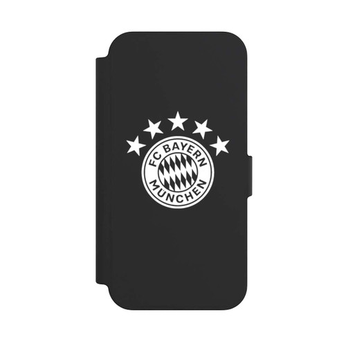 Apple iPhone 13 NIVOflip FCB Logo einfarbig mit Sternen - ohne Hintergrund