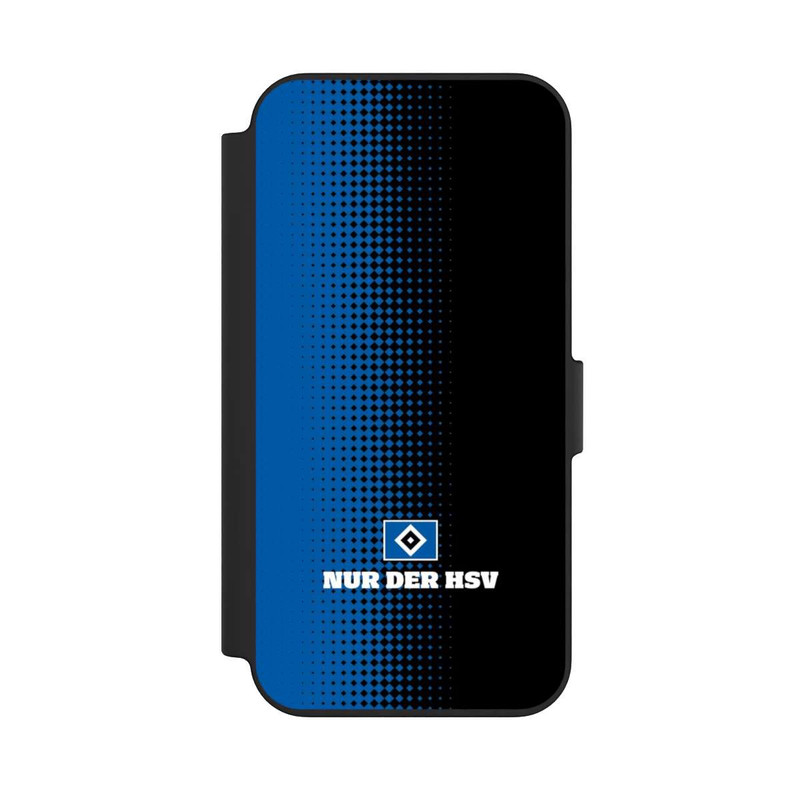 iPhone 13 NIVOflip Nur der HSV - Rautenraster Schwarz