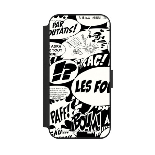 Apple iPhone 13 NIVOflip Speech Bubbles Asterix Black