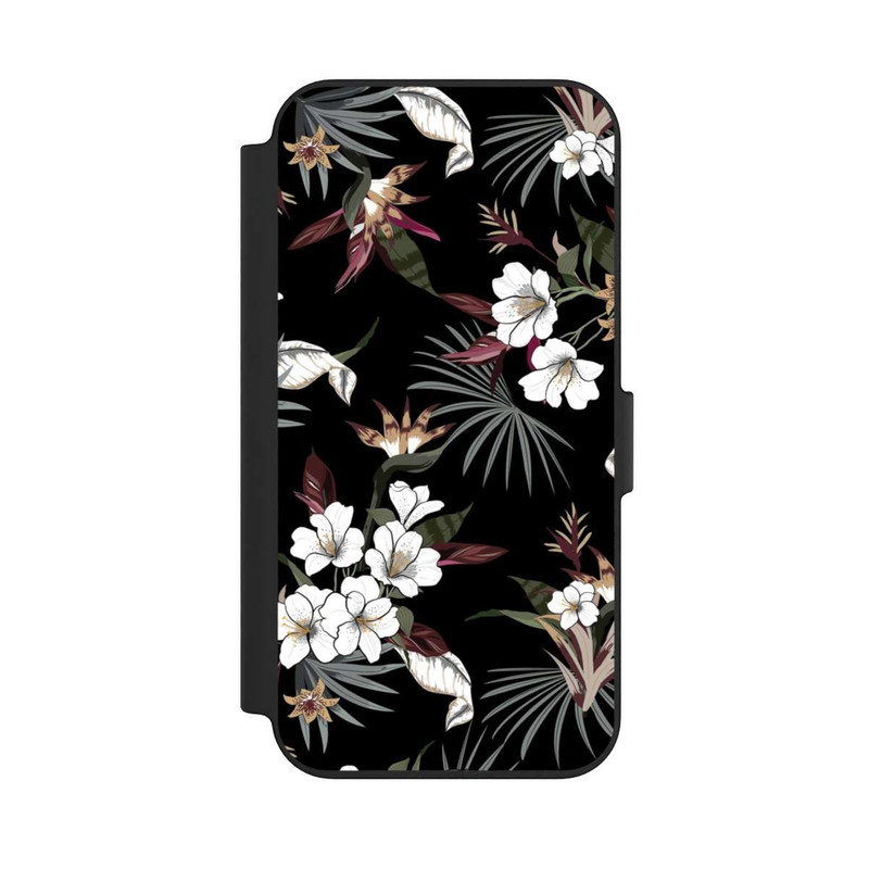 iPhone 13 NIVOflip Flowers Black